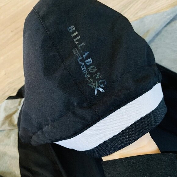 Billabong Jacket Mens Large Black Grey Hooded Stretch Full Zip Platinum X - Picture 11 of 15